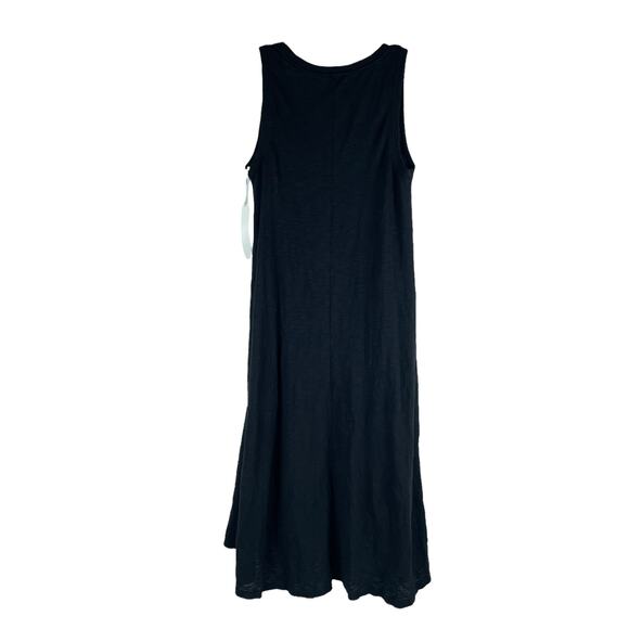 Calson Nordstrom Ruffle Midi Tank Dress Black Size S - Picture 4 of 7